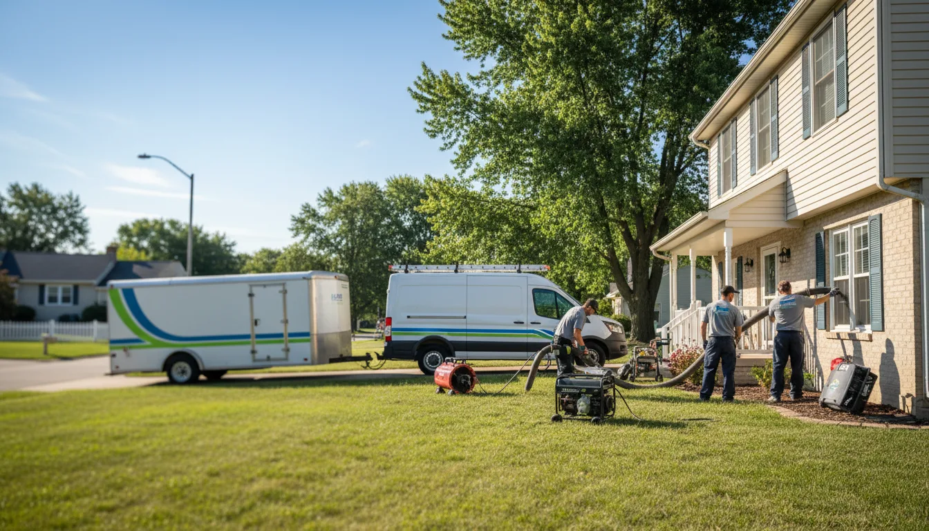 Flooded Basement Restoration And Cleanup With Repair in Peru, NE near me